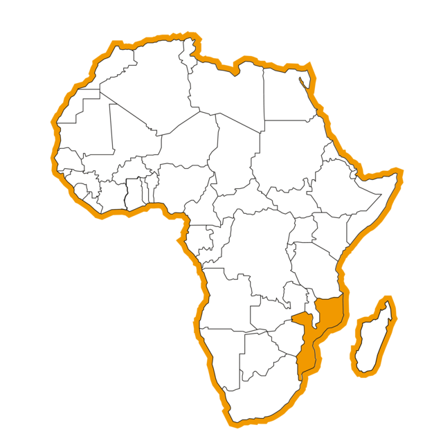 Mozambique map